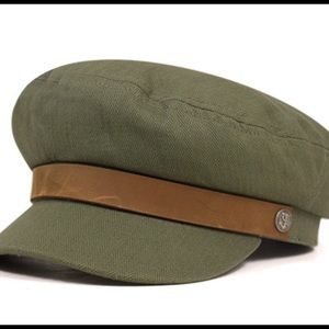 BRIXTON Olive Green Fiddler Hat - Large